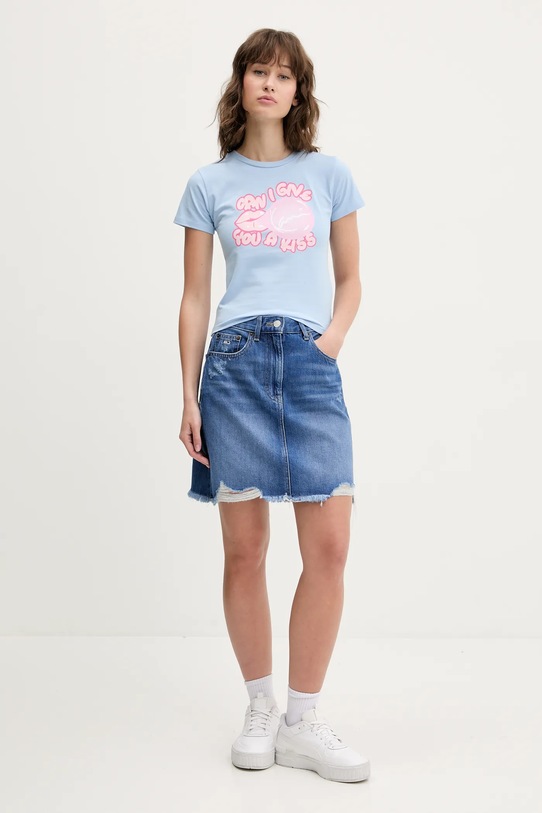 Karl Kani t-shirt 61300130 niebieski SS25