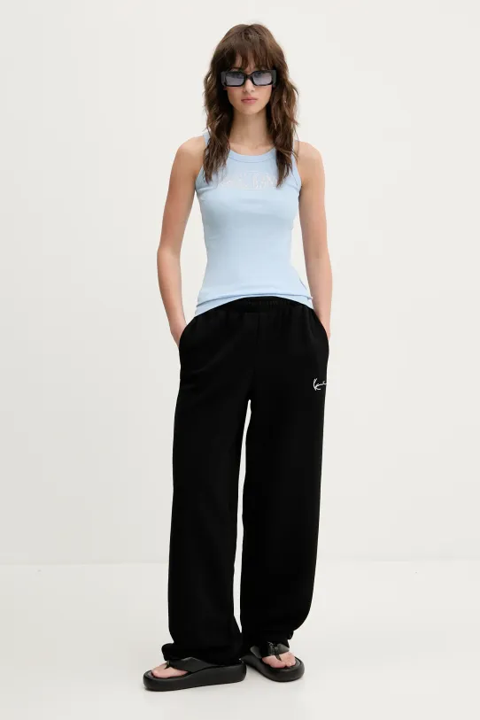 Karl Kani top 61310132 niebieski SS25