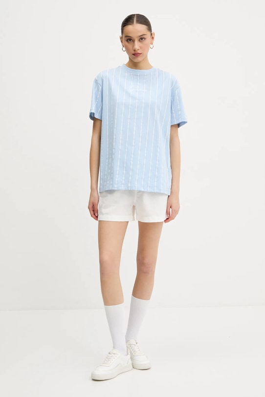 Karl Kani t-shirt bawełniany 61300115 niebieski SS25