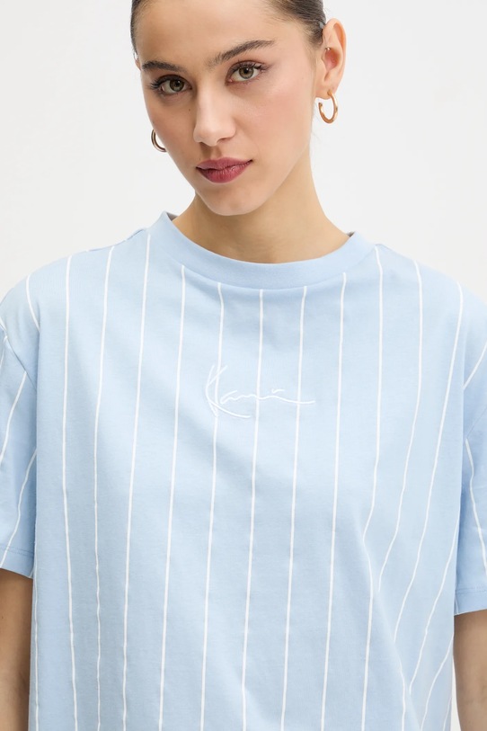 Karl Kani t-shirt bawełniany niebieski 61300115