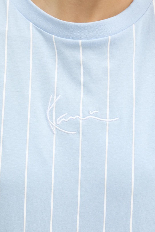 Karl Kani t-shirt bawełniany 61300115 niebieski