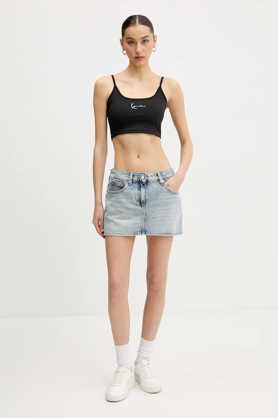 Top Karl Kani 6131297 μαύρο SS25