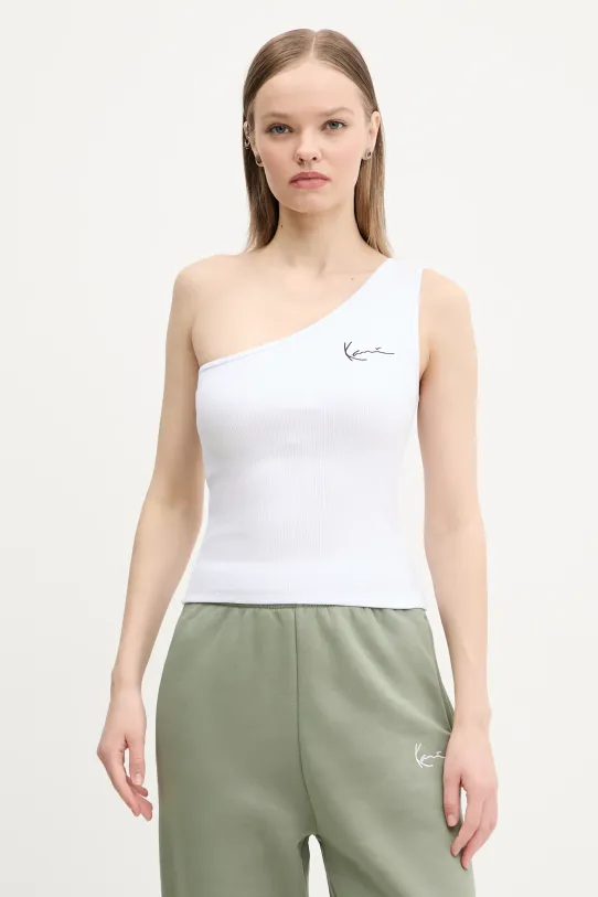 Karl Kani top slim bianco 6131299