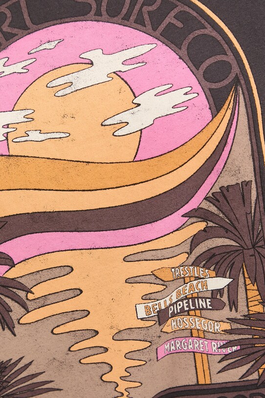 Rip Curl tricou din bumbac 0FDWTE gri