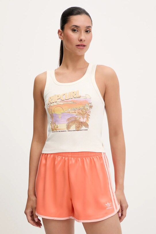 Rip Curl top LA PALOMA z elastanem beżowy 0FGWTE