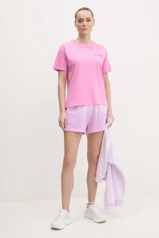 Rip Curl t-shirt bawełniany 0FZWTE różowy SS25