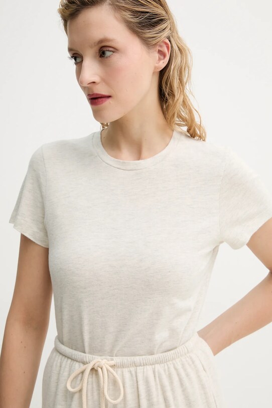 American Vintage t-shirt szary YPA02DE25
