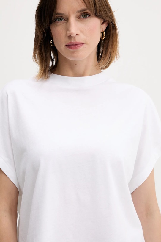 United Colors of Benetton tricou din bumbac alb 3096D1071