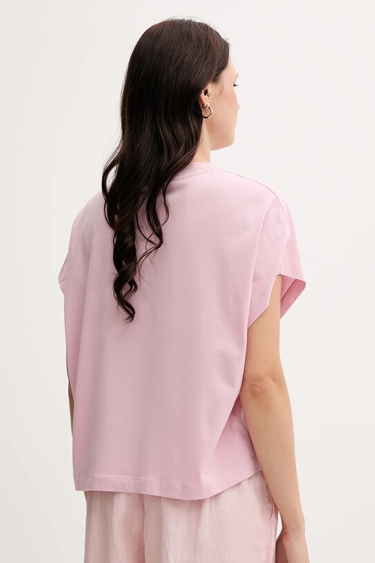 Одяг Бавовняна футболка United Colors of Benetton 3096D1071 рожевий