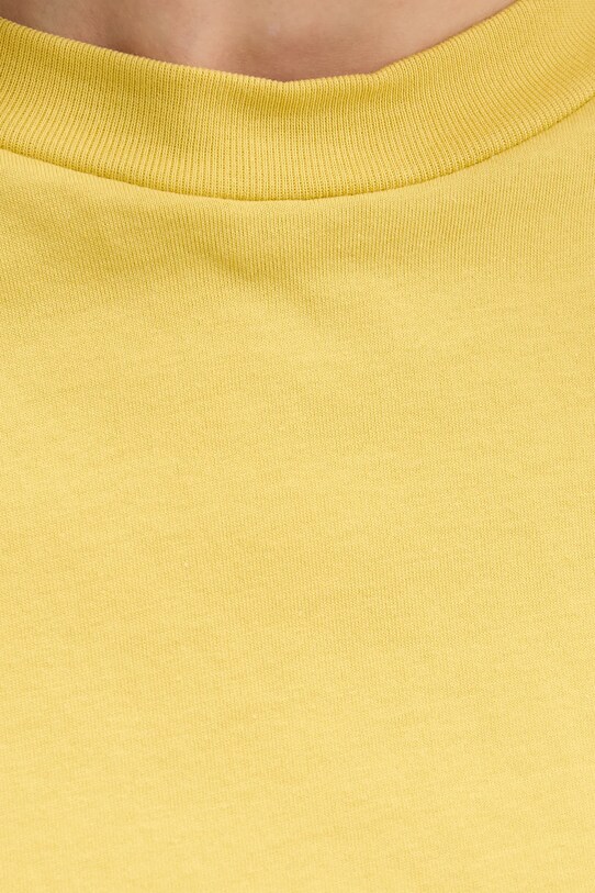 United Colors of Benetton t-shirt bawełniany 3096D1071 żółty