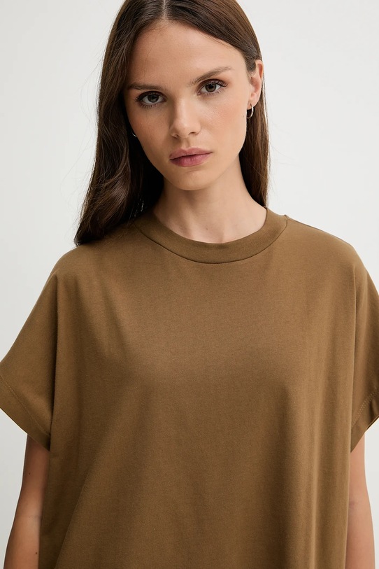 United Colors of Benetton tricou din bumbac verde 3096D1071