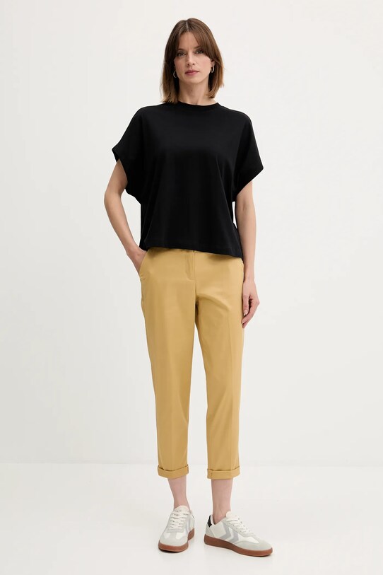 Хлопковая футболка United Colors of Benetton 3096D1071 чёрный SS25