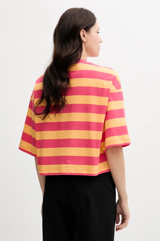 Одяг Бавовняна футболка United Colors of Benetton 32JPD10A5 рожевий
