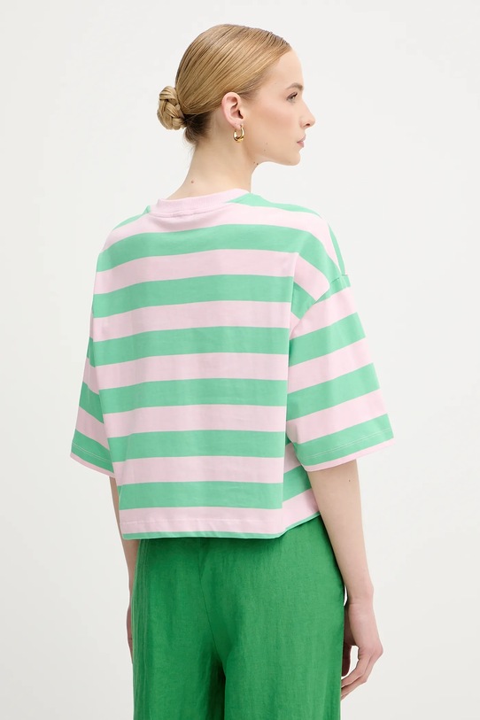 Ρούχα Βαμβακερό μπλουζάκι United Colors of Benetton 32JPD10A5 πράσινο