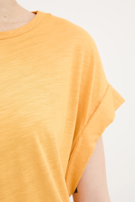 United Colors of Benetton tricou 3KMTD10A9 galben