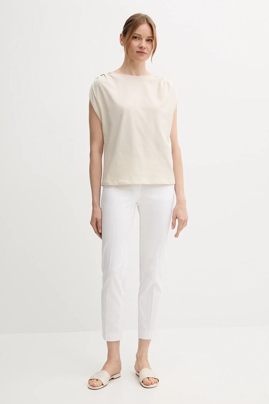 United Colors of Benetton t-shirt in cotone 3096D10AB beige SS25