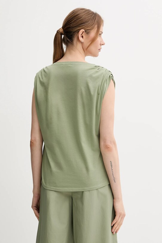 Oblečenie Bavlnené tričko United Colors of Benetton 3096D10AB zelená