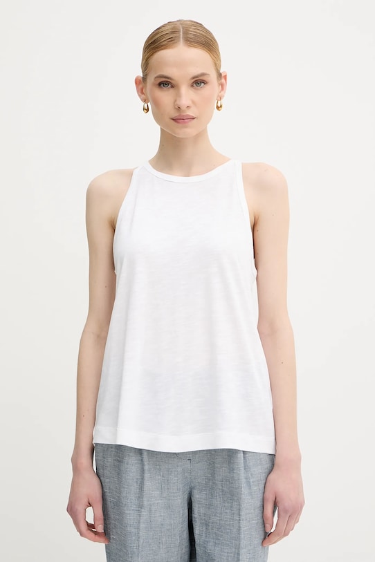 United Colors of Benetton top sima fehér 3KMTDH013