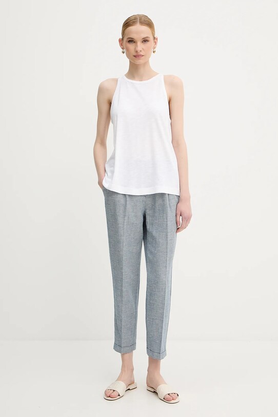 United Colors of Benetton top 3KMTDH013 fehér SS25