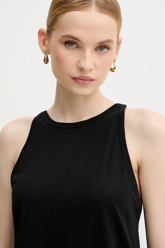 United Colors of Benetton top fekete 3KMTDH013