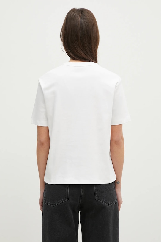 Odzież Carhartt WIP t-shirt bawełniany S/S Luca T-Shirt I034633.02XX biały