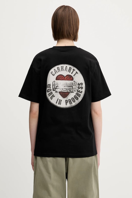 Carhartt WIP t-shirt bawełniany S/S Button T-Shirt