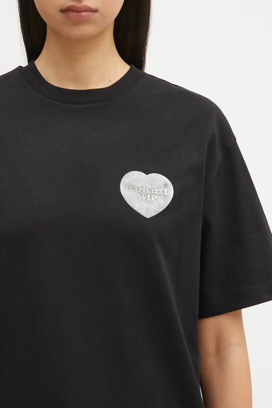 Carhartt WIP t-shirt bawełniany S/S Hartt Chain T-Shirt czarny I034703.89XX