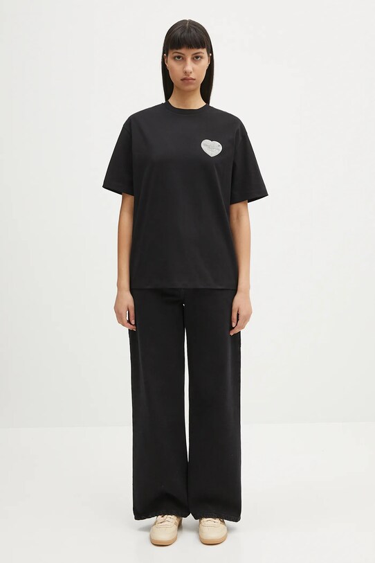 Carhartt WIP t-shirt bawełniany S/S Hartt Chain T-Shirt I034703.89XX czarny