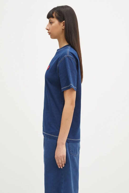 Carhartt WIP t-shirt bawełniany S/S Ingo T-Shirt I034648.E4GD niebieski SS25
