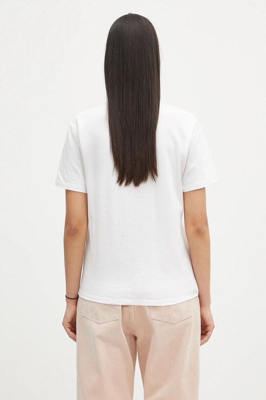 Odzież Carhartt WIP t-shirt bawełniany S/S Pocket Heart T-Shirt I032180.1WZXX biały