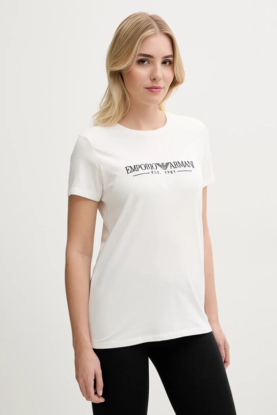 Футболка лаунж Emporio Armani Underwear regular бежевый EW000408.AF10881