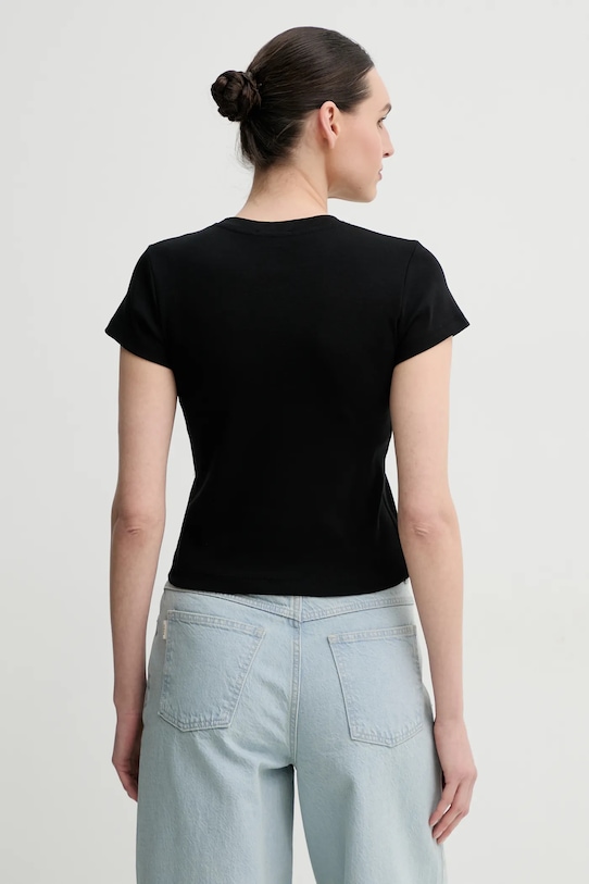 Îmbrăcăminte A.L.C. tricou din bumbac Avery 8KTOP00851 negru