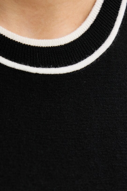 FROM FUTURE gilè in lana WTO01795 nero