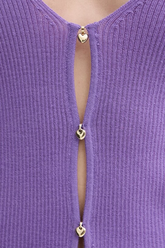 FROM FUTURE tricou de lână WTO02691 violet