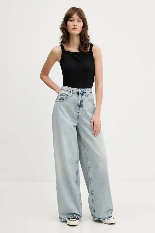 Abercrombie & Fitch top KI139.5108.900 czarny SS25