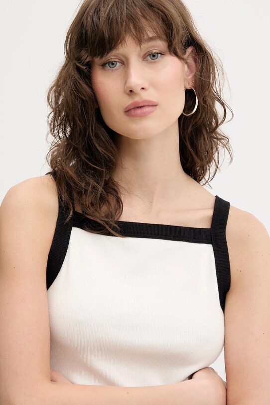 Abercrombie & Fitch top alb KI139.5318.110