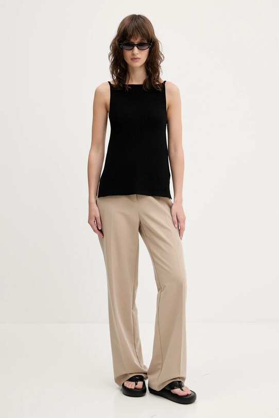 Abercrombie & Fitch top KI150.5209.900 czarny SS25