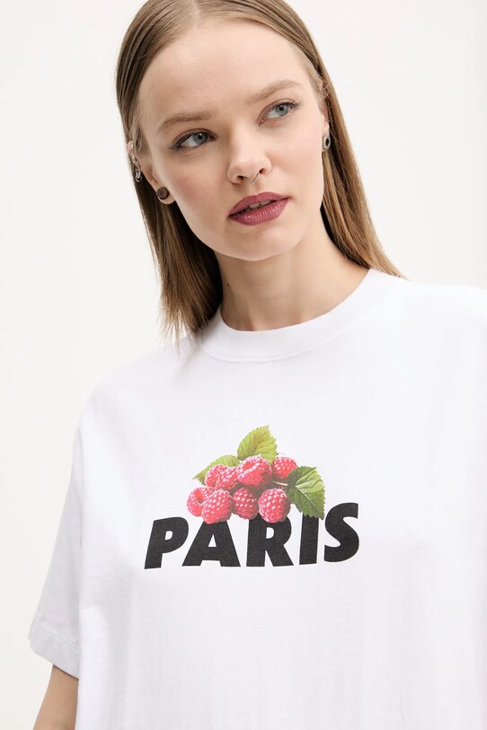 Abercrombie & Fitch t-shirt bawełniany biały KI157.5237.100