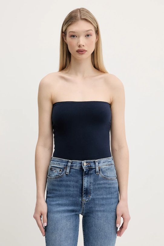 Hollister Co. kifordítható felső elasztánnal sötétkék KI339.5094.202