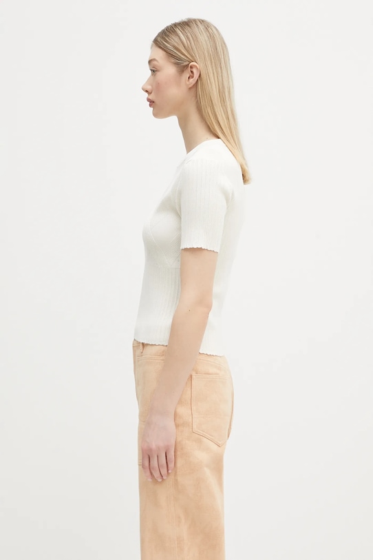 Kenzo sweter FF52PU4983CW.02 beżowy SS25