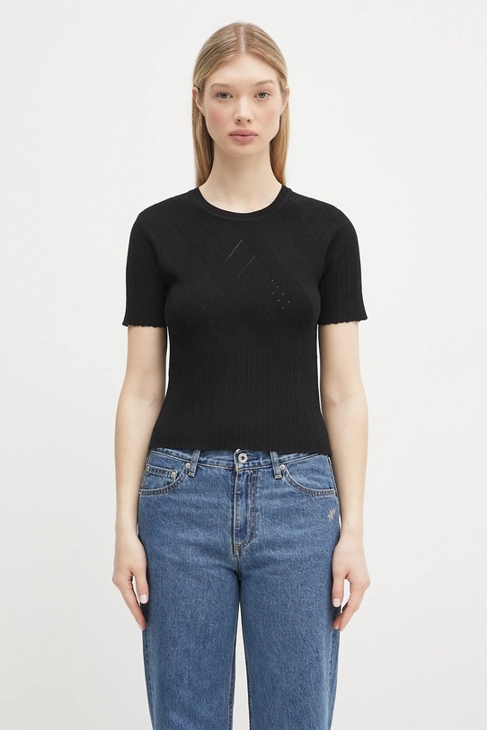 Kenzo sweter pozostałe czarny FF52PU4983CW.99J