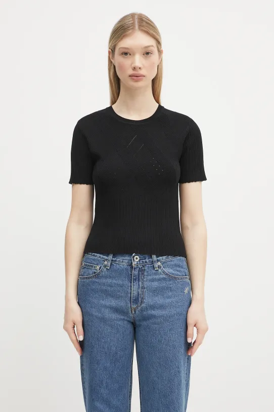 Kenzo jumper fine-knit black FF52PU4983CW.99J