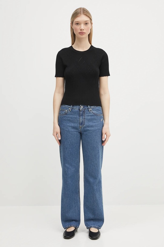 Kenzo pulover FF52PU4983CW.99J negru