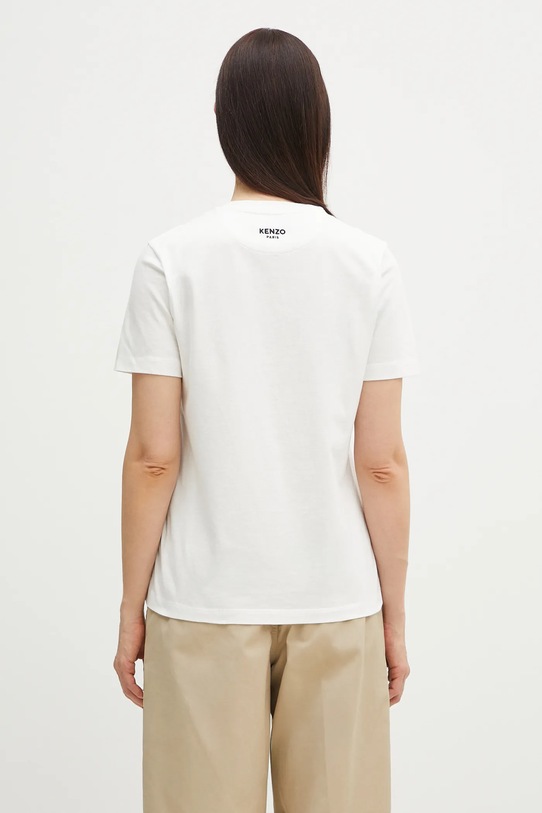 Oblečenie Bavlnené tričko Kenzo FF52TS1504SG.02 biela