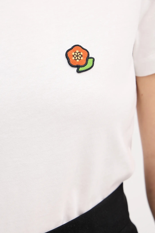 Kenzo t-shirt bawełniany Pop FF52TS1674SO.02 biały