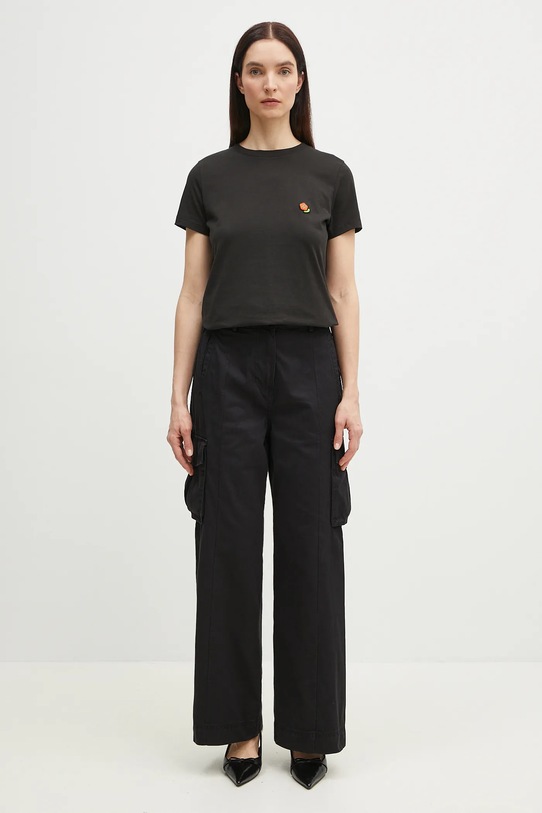 Kenzo cotton t-shirt Pop FF52TS1674SO.99J black