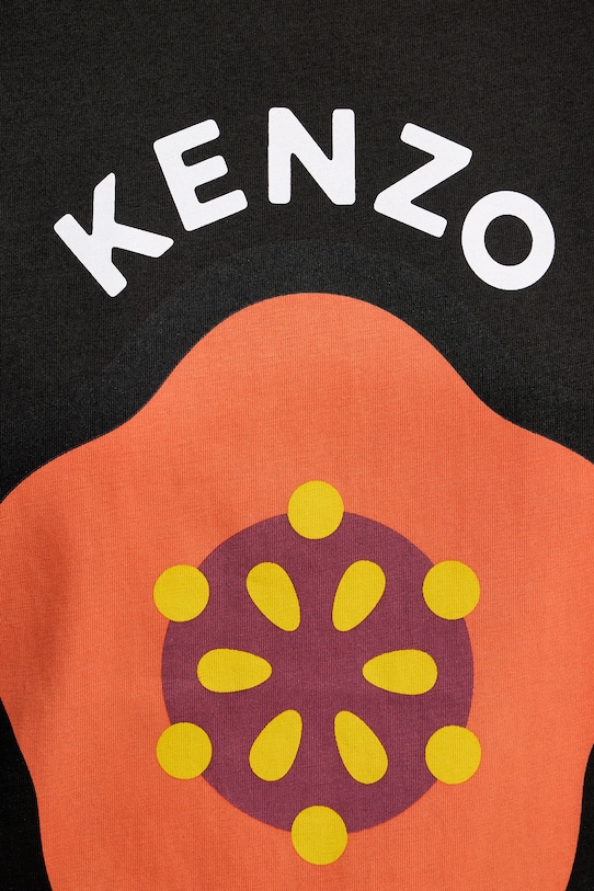 Kenzo t-shirt bawełniany FF52TS1684SO.99J czarny