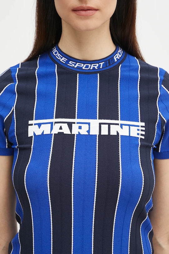 Martine Rose t-shirt Logo Tight blue 959YA12500