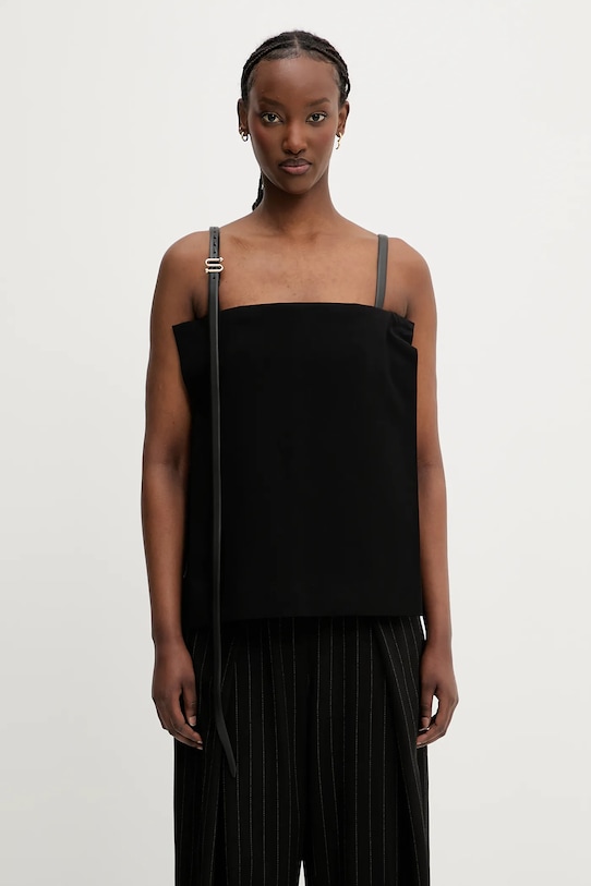 Sportmax bluzka Agi1234 regular czarny 2512161013600