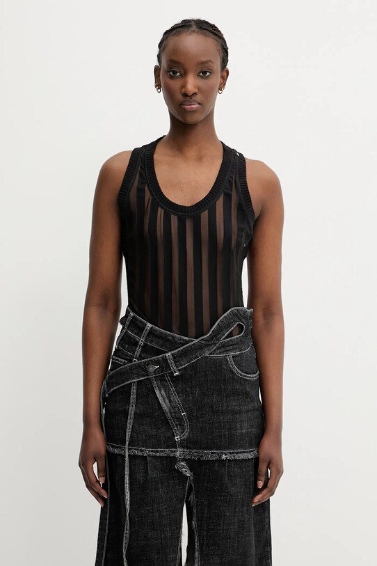 Sportmax body Edam okrągły czarny 2512941052600